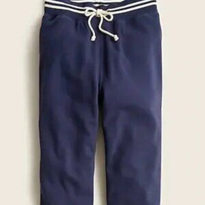 J. Crew University Terry Sweatpant Striped Cuffs